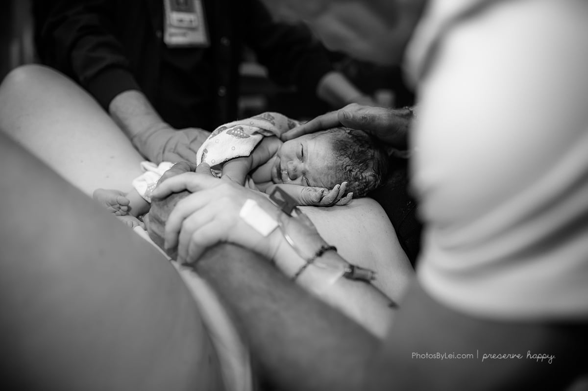 A photographer has captured the magic of a newborn's incredible