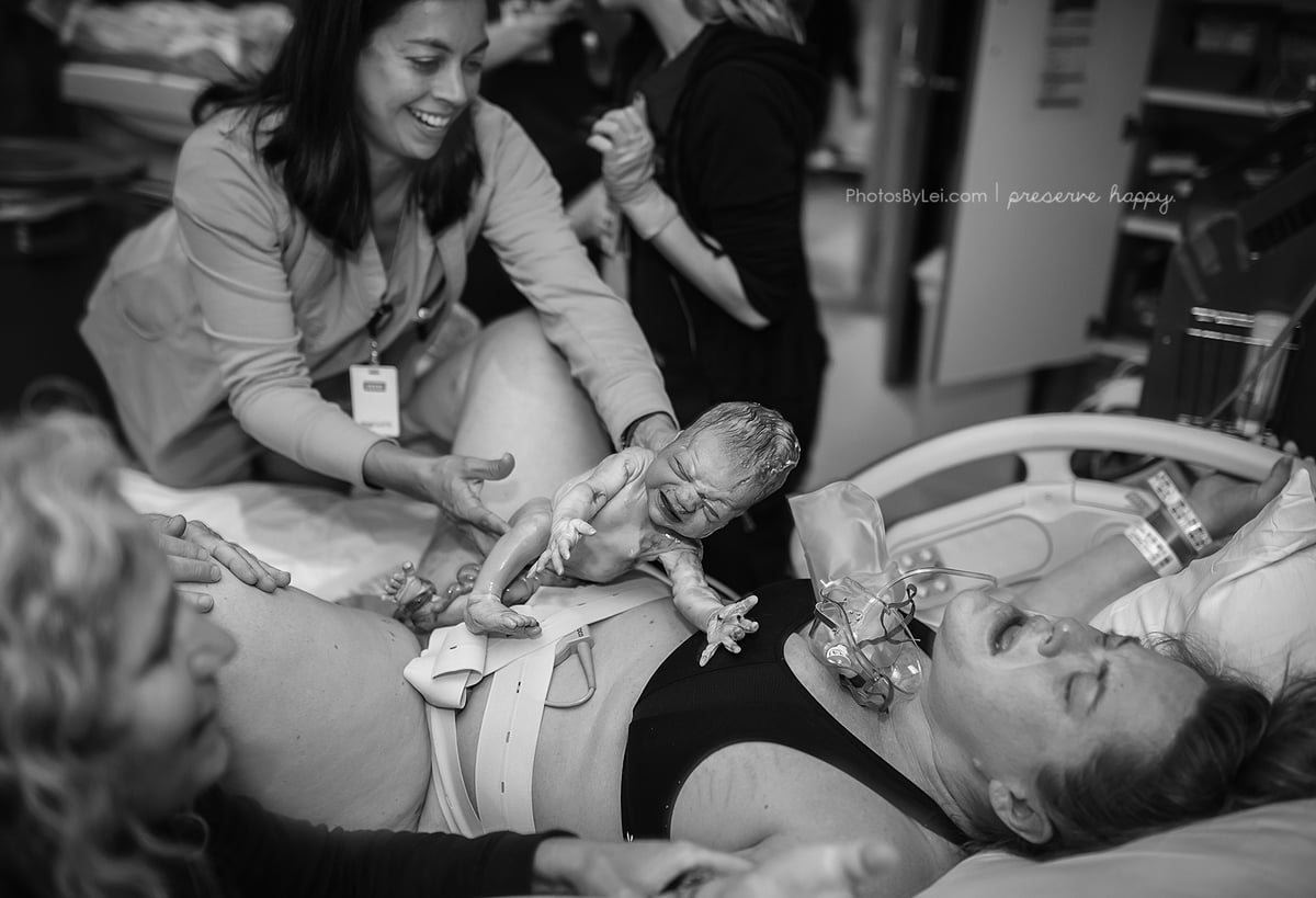 A photographer has captured the magic of a newborn's incredible