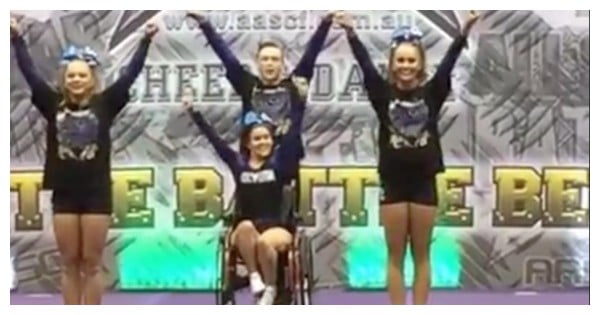 disabled cheerleader