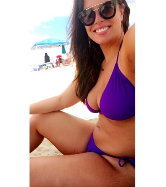 Ashley Graham's Lavender Bikini on Instagram