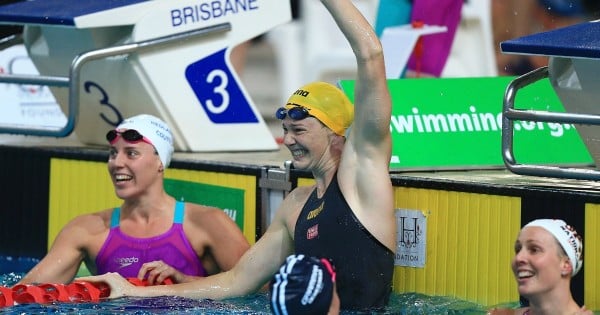 Synchronised swimmers share their waterproof makeup tricks