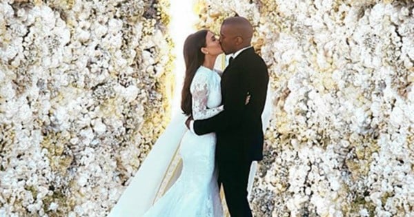 Kim Kardashian new wedding pictures shared on third anniversary