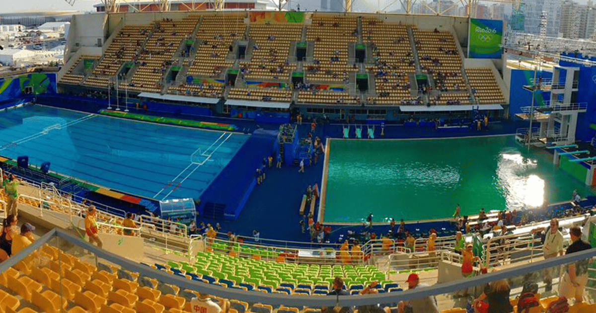 Why Rio Olympics diving pool turned GREEN is finally 