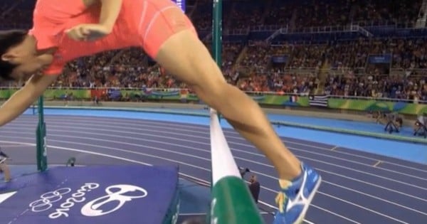 Olympic highjumper