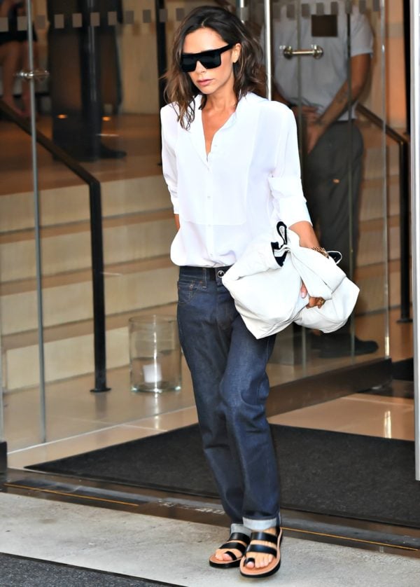 Victoria Beckham new look was revealed at New York Fashion Week.