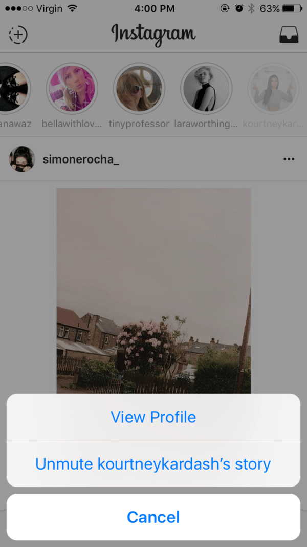 how to block people's instagram stories