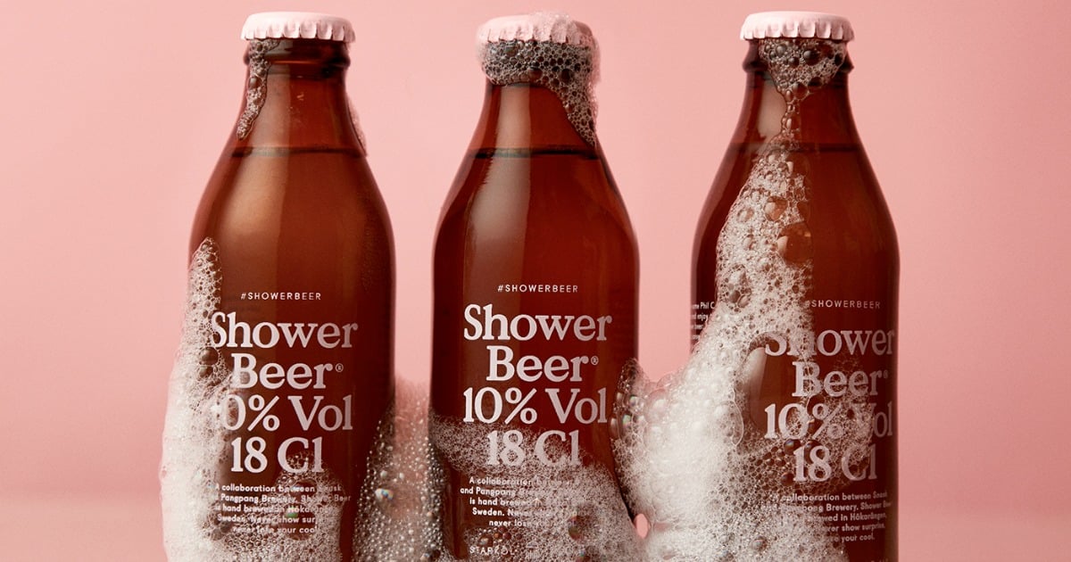 Swedish shower beer