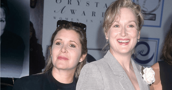 Carrie Fisher and Meryl Streep 1998 | Carrie fisher, Meryl streep, Fisher