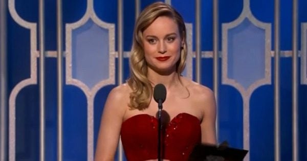 Brie Larson S Reaction To Handing Oscar To Best Actor