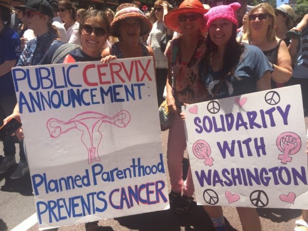Sydney's Women's March.