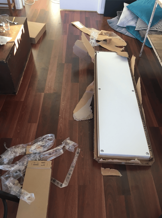 Struggle Ikea furniture: One woman's emotional story.