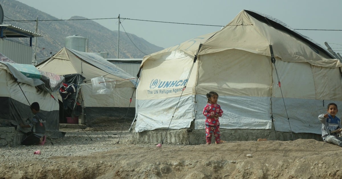iraqi refugee camp