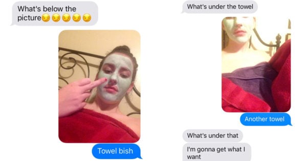 towel nudes response