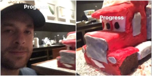 hamish blake truck cake