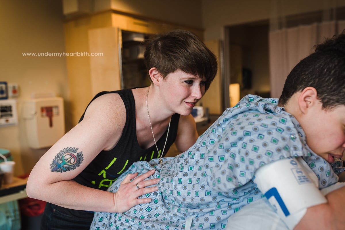 Same Sex Couple Birth Photo Unlike Anything We Normally See