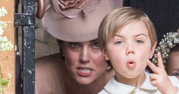 naughty page boy Pippa's wedding 2