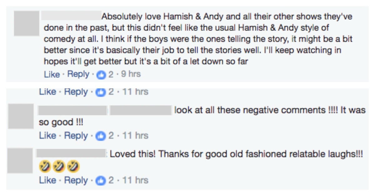 hamish and andy true story