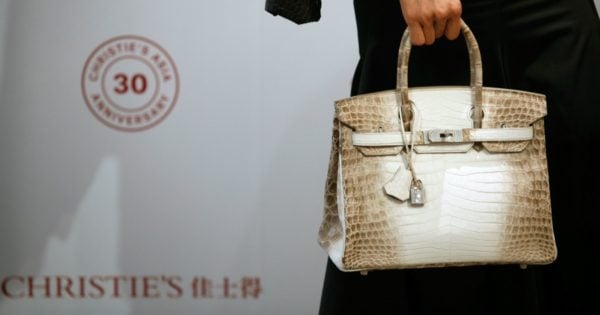 Birkin Bag Sells for Record $380,000 at Hong Kong Auction