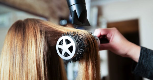 hair salon blow dry