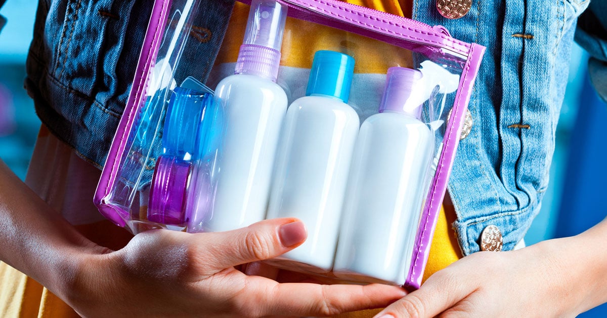 Toiletry Packing Hack To Save Spills From Happening In Your Suitcase Toiletry Packing Hack To Save Spills From Happening In Your Suitcase