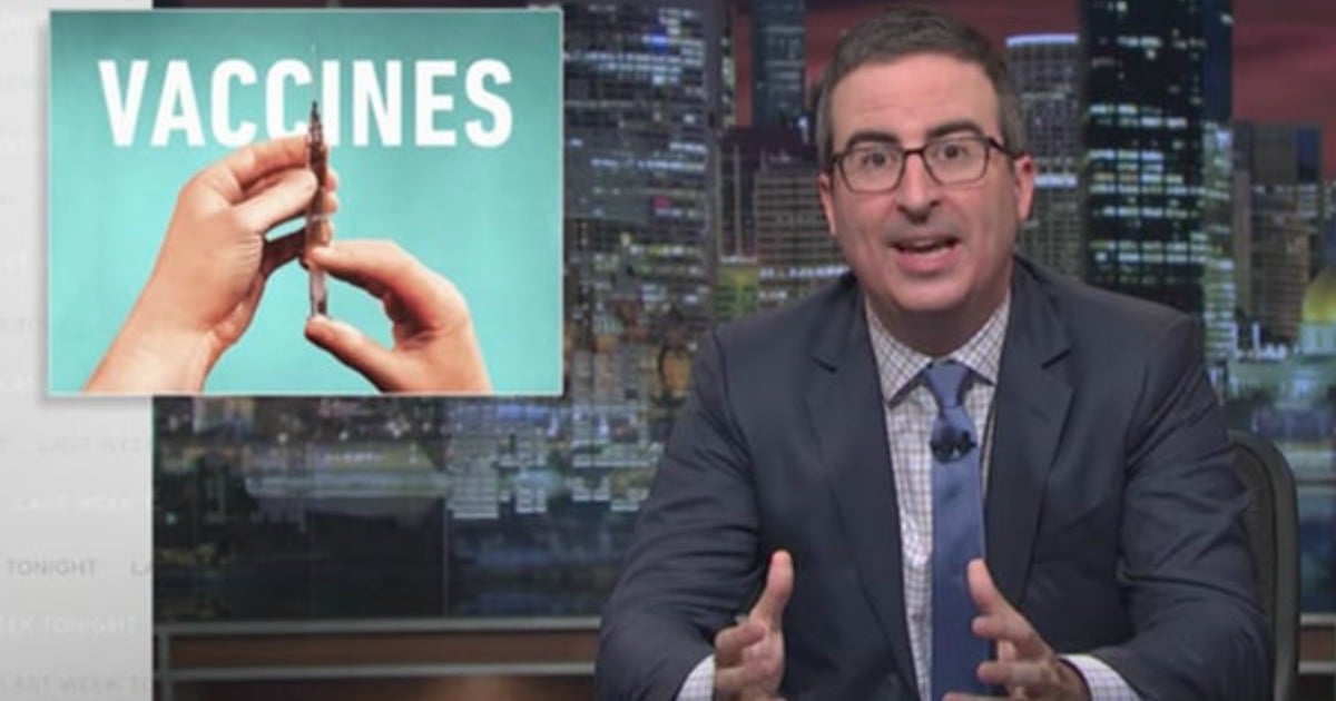 John Oliver vaccines