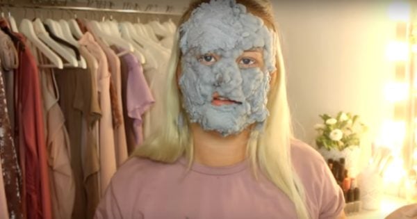 A Youtuber just did a 100 layer bubble mask and the results are hilarious.