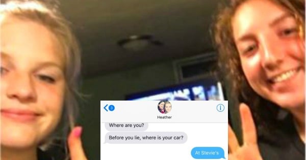 Mum asks daughter for selfies as proof of location: Genius.