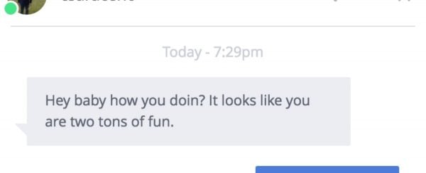 The weird online dating messages every woman receives