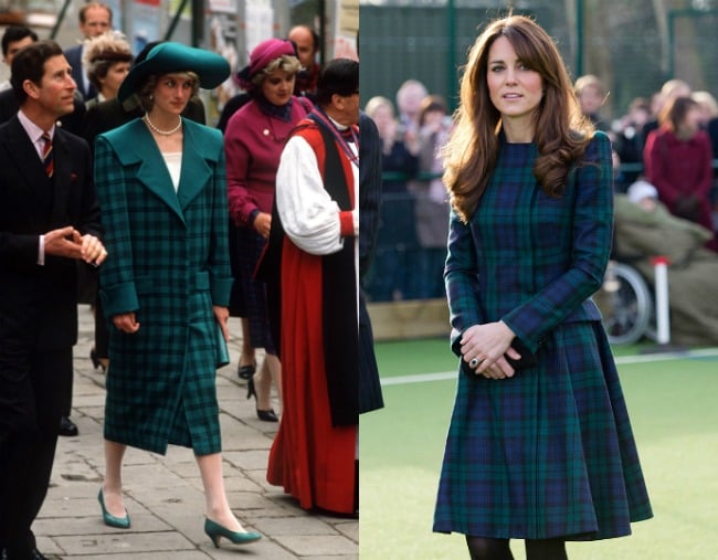 All the times Kate Middleton dressed like Princess Diana.