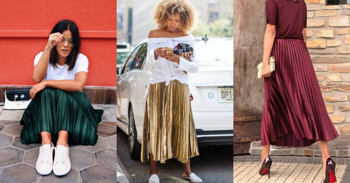 Pleated skirts: The fashion trend for this season that we absolutely love.