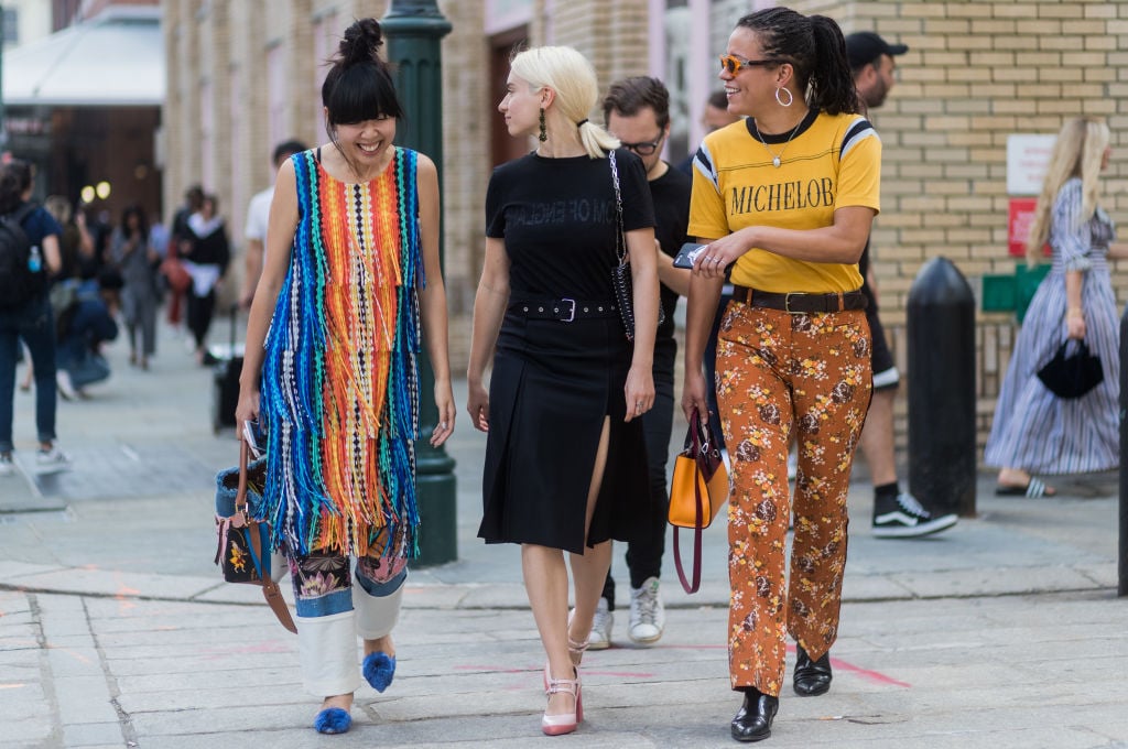 45 really good photos of 2017's New York Fashion Week street style looks.