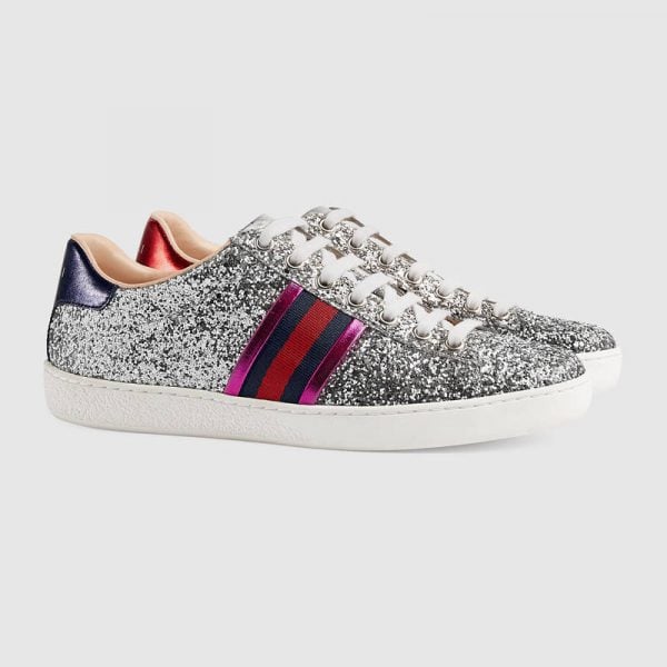 sparkly gucci sneakers