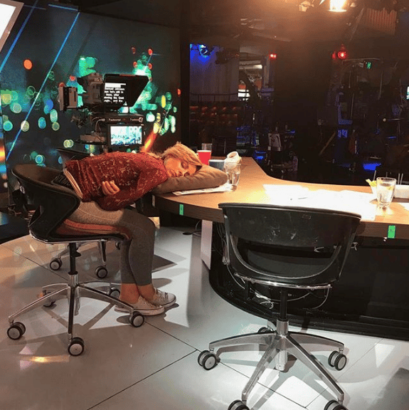 Whats Really Happening Underneath The Desks Of Your Favourite Tv News 