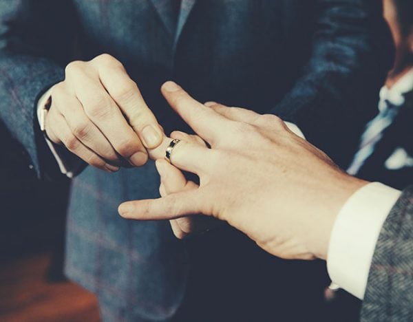 same sex marriage rings wedding
