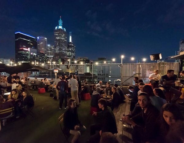 curtain rooftop bar melb