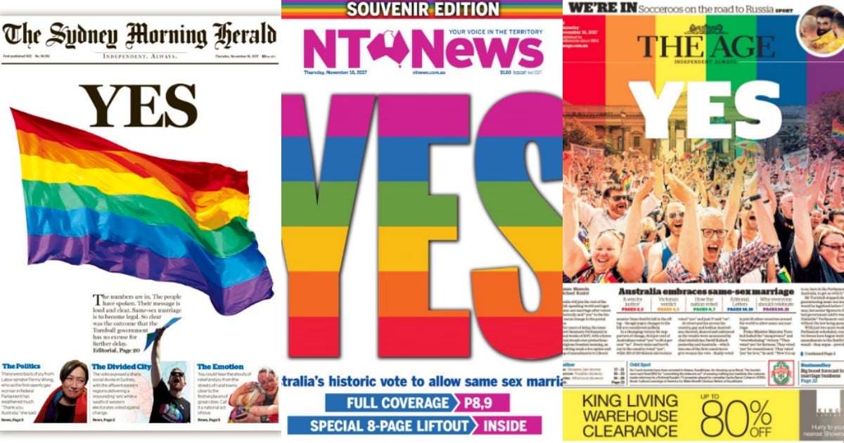 Daily Telegraph Same Sex Marriage Their Response Is Shameful 