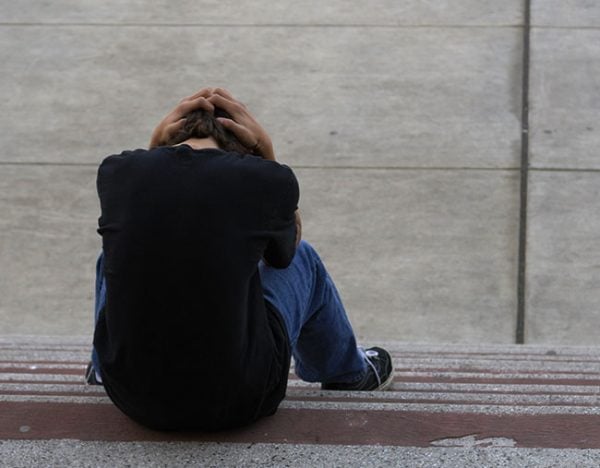 teenage boy depressed abuse