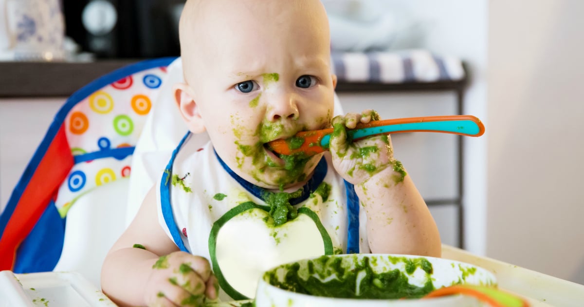 Image result for spoon feeding mess