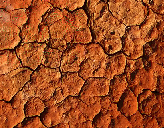 dry riverbed drought