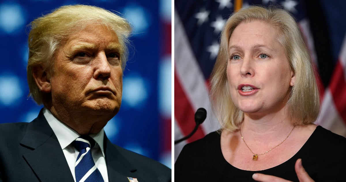 Kirsten Gillibrand against Donald Trump: His words have backfired.