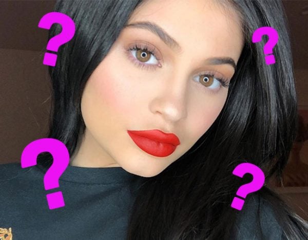 kylie jenner question marks