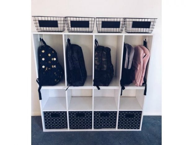 School bags storage discount ideas