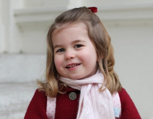 Princess Charlotte on her first day of nursery school