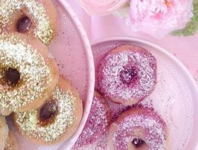 Glitter doughnuts