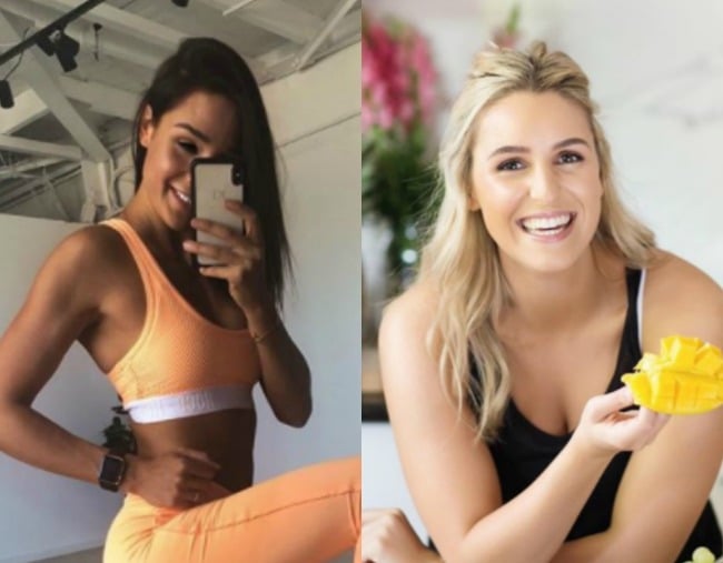 Fitness blogger Tiffany Brien posts pics of her belly bloat