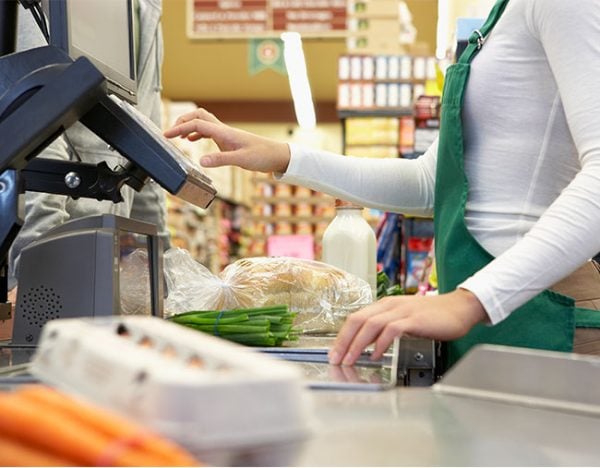 supermarket checkout groceries shopping