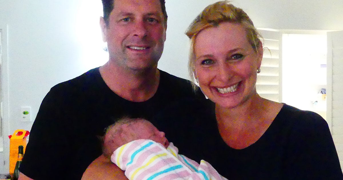 Johanna Griggs announces the arrival of her very first grandchild.