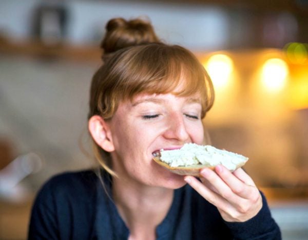 woman eating