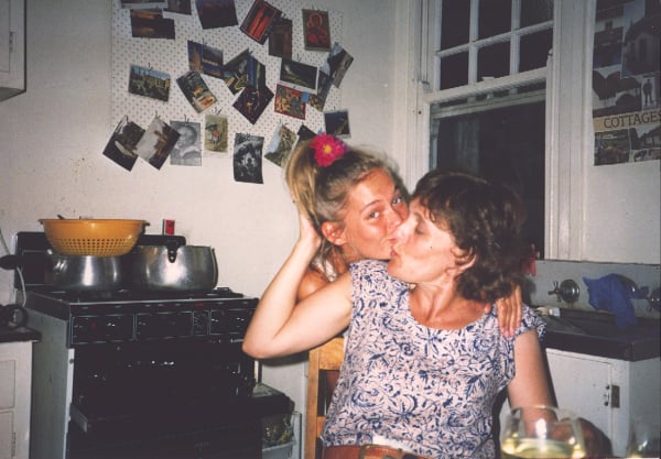 Jessica Rowe and her mum