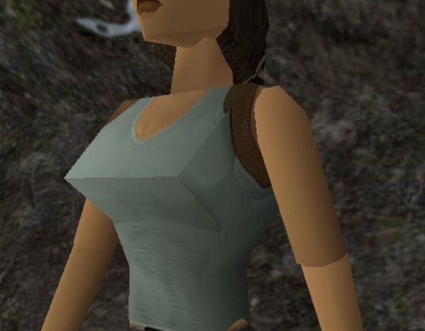 Man complains about the size of Lara Croft's breasts, gets trolled.